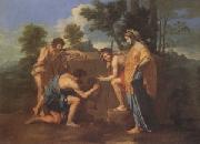 Nicolas Poussin The Shepherds of Arcadia (mk05) oil painting